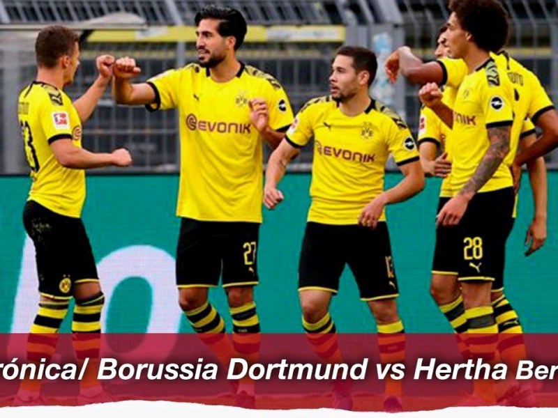 Crónica: Borussia Dortmund vs Hertha&nbsp;Berlin.